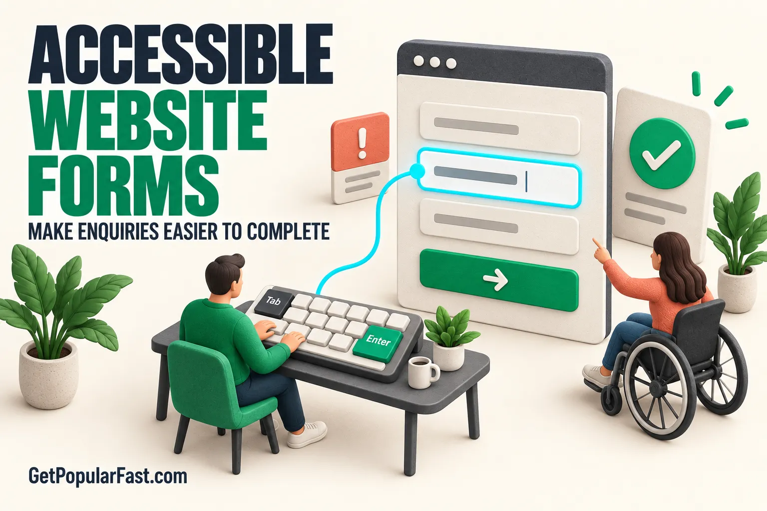 Accessible Website Forms: Make Enquiries Easier To Complete